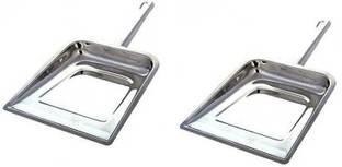 Steelish Supdi | 37.5 cm (Pack of 2) Stainless Steel Dustpan