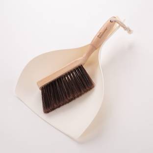 The Better Home Dust Pan with Wooden Cleaning Brush | For Home, Kitchen & Floor Cleaning Wooden Dustpan