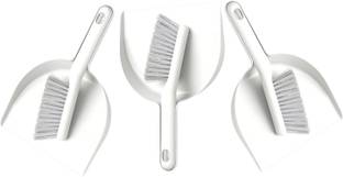 KAANAGAI Dustpan and Brush Set for Home Cleaning PP (Polypropylene) Dustpan
