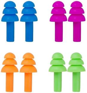 vnz New 4 Pairs Ear Plug Multicolor Ear Plug