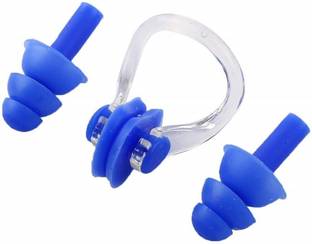 DECRONICS Water Protector Nose Clip and Earplug Swimming Kit Adults and Childrens Ear Plug & Nose Clip