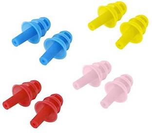 Scheibe 4 Pairs Milticolor Silicone Earplugs Ear Plug
