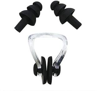 Aru Craft Silicone Swimming Nose Clip with Ear Plugs Other Watersports, Swimming Earplugs Ear Plug & Nose Clip