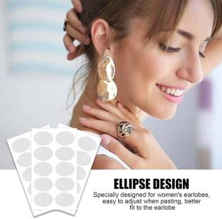 TRK HUB Invisible Ear Lifting Ear Lobe Support Tape for Stretched or Torn Ear Lobe 10Pcs  Face Shaping Mask