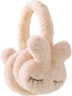 INFISPACE Winter Super Warm Fluffy Earmuffs |3D Cartoon Faux Fur Plush Ear Warmers for Men Ear Muff