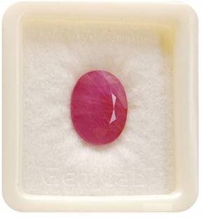 Aanya Jewels 11.25 Ratti / 10.40 Carat Ruby Natural Certified Top A1+ Burma Manik Gemstone Ruby Stone Ear Thread