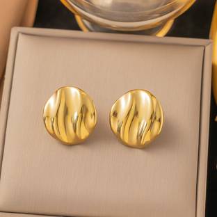 MYKI Sterling Stainless Steel Earrings For Women & Girls Stainless Steel Stud Earring