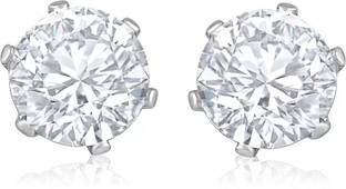 IGA COLLECTION Stylish Fashionable Jewellery Valentine Glittering Earring For Women & Girls Cubic Zirconia Metal Earring Set