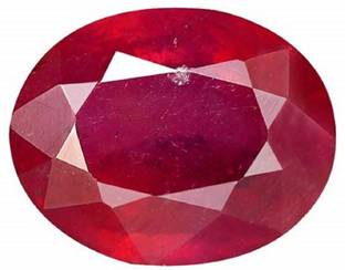 Aanya Jewels Ruby 8.25 Ratti Certified Manik Gemstone For Men & Women Rashi Ratan Ceremony Purpose Stone Ruby Ruby Stone Ear Thread