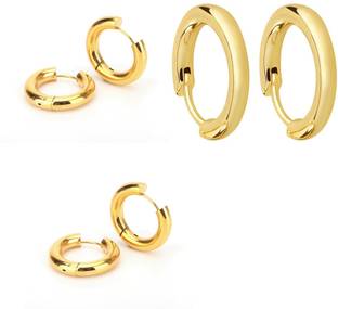 shivay Combo of 3 Latest Stylish Earrings for Women And Girls Alloy Clip-on Earring