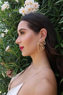 Bhumi09 Gold Plated Wonderful Trendy Studs Earrings Brass Drops & Danglers