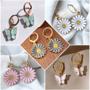 ELCETRATD JEWELLERY Stylish & Trendy Brass Earring Set