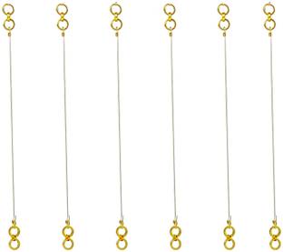 Jewelopia Jewelopia Invisible Transparent Stretchable and Adjustable Elastic Ear Chain Silicone Ear Thread