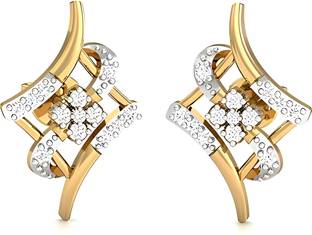 Raksha mai jewellers 92.5 Pure Silver Fabulous Cubic Zirconia Sterling Silver Stud Earring