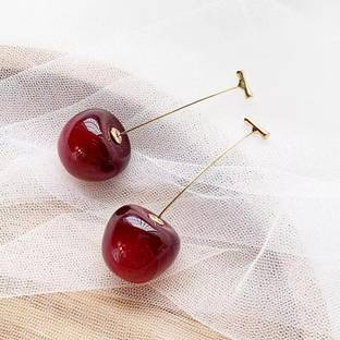 VSMARTHUB Cherry Earrings Alloy Earring Set