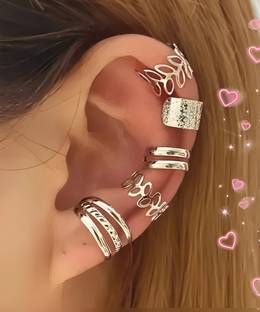 FashionAmora Earrings For Women Girls Korean Western Fashion Earring Alloy Cuff Earring