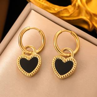 MYKI Enjoyable Stainless Steel Earrings For Women & Girls Stainless Steel Hoop Earring