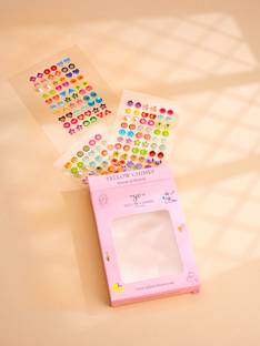 Melbees by Yellow Chimes Melbees by Yellow Chimes Multicolor Multi Designed Ear Stickers for kids Alloy Drops & Danglers