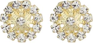 FirstBlush Clip On Earrings for Non-Pierced Ears – Non-Piercing Earrings for Women Brass Clip-on Earring, Cuff Earring, Huggie Earring