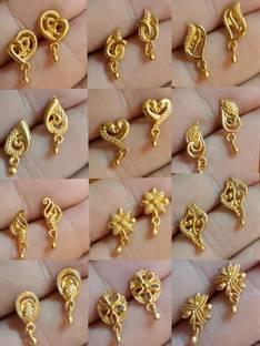 gb creation GB CREATION Beads Brass Stud Earring