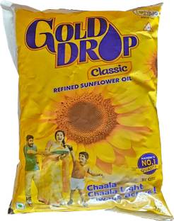 Gold Drop Classic Refined Sunflower Oil Sunflower Oil Pouch