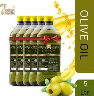 7Herbmaya Extra Virgin Oilve Oil, Extra Light Jaitun Tel 5 Liter Cooking Olive Oil PET Bottle