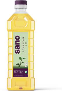 Sano Soyabean Oil 1 Ltr - Pure, Natural, and Nutrient-Rich Cooking Oil Soyabean Oil PET Bottle