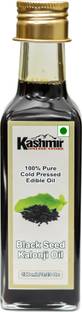 kashmir online store Cold Pressed Kalonji oil (Black Seed Oil) For Cooking For Skin,Face,Hair Growth Canola Oil Glass Bottle