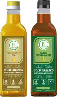 First Diet Nutrition Mustard & Groundnut Cold Pressed Oil Mustard Oil Plastic Bottle