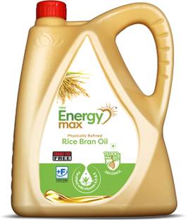 Energy Max Physically Refined Rice Bran Oil Jar