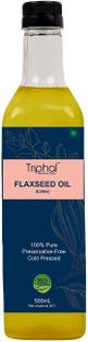 Triphal Pure Cold Pressed Flaxseeds / Linseeds Oil | 100% Natural | Edible Alsi Ka Tel Flaxseed Oil PET Bottle