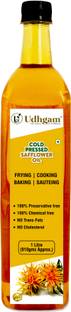 Udhgam Wooden Churned Cold Pressed Safflower oil Kardi ka Tel Chemical free Safflower Oil PET Bottle