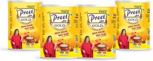 Preet Lite Gold 100% Vegan Multi Source 4 Litre (1x4) Combo Pack Blended Oil Tin