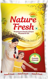 Nature Fresh Premium Kachi Ghani Mustard Oil Pouch
