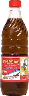 Postman Wood Pressed & Non Refined Kachi Ghani Mustard Oil PET Bottle