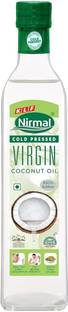 KLF Nirmal Cold Pressed Virgin Coconut Oil Glass Bottle