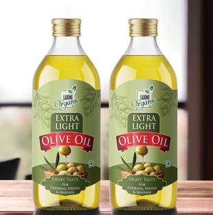 LAXMI ORGANIC Extra Light Olive oil Jaitun ka tail Virgin edible cooking body hair massage tel Olive Oil PET Bottle