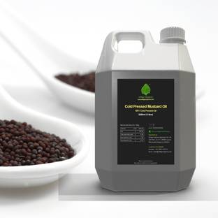Village Organica Cold Pressed Mustard Oil|Sarson ka tel| Kacchi Ghani |Single Pressed| Mustard Oil Can