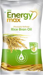 Energy Max PHYSICALLY REFINED Rice Bran Oil Pouch