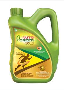 NUTRIGREEN Multi Source Edible Oil 5L Vegetable Oil Jar