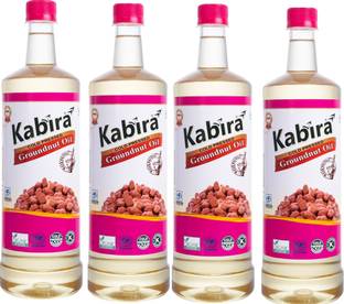 Kabira Cold Pressed Groundnut Cooking Oil | Enriched with MUFA & OMEGA 6 PUFA Groundnut Oil Plastic Bottle