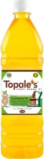 Topale's Lakdi cold Pressed Groundnut tr Peanut Cooking Unrefind Kachi Ghani/Chekku Groundnut Oil PET Bottle