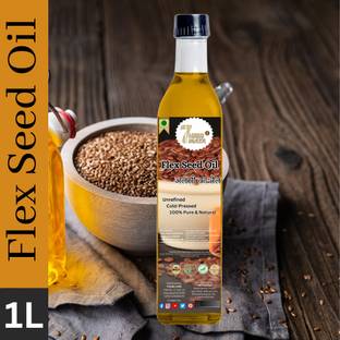 7Herbmaya Pure Flaxseed Oil | Nourish Your Body, Mind & Health from Within Flaxseed Oil PET Bottle