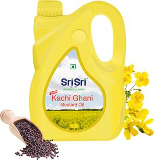 Sri Sri Tattva Premium Kachi Ghani Mustard Oil Can