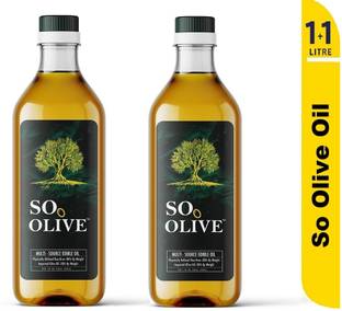 JIVO So Olive Rice Bran & Olive Blend Cooking Oil Nutritious Healthy Ideal Daily Use Blended Oil PET Bottle