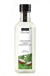 Kapiva Kerala Virgin Coconut Oil (Cold-Pressed For Maximum Nutrition) -500 ml Coconut Oil Plastic Bottle