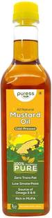 PURESS Cold Pressed Mustard Oil Mustard Oil Plastic Bottle