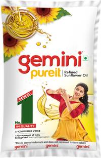 Gemini Pureit Refined Sunflower Oil Pouch