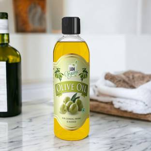 LAXMI ORGANIC Olive oil Jaitun ka tail virgin Extra Light edible cooking body hair massage tel Olive Oil PET Bottle