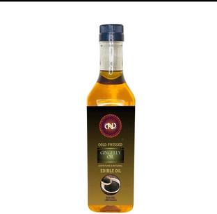 CND Organic Wood Pressed Gingelly Oil Unrefined for Tasty & Healthy Cooking Oil Sesame Oil Plastic Bottle